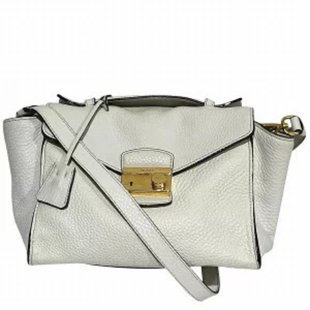 Prada White Bag Shoulder Handbag